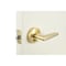 Sapphire Contra Collection Modern Satin Brass Grade 3 Privacy Bed/Bath Door Handle with Lock LS-CON40-US4 - alternate 2